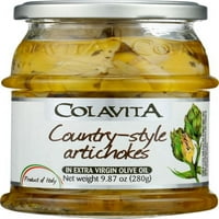 Artičoke u ekstra djevičanskom maslinovom ulju-Country Style Colavita uvezena iz Italije - staklena tegla-9.