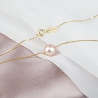 Biserna ogrlica Anavia Soul Sister, rođendanski poklon ogrlica od srebra za soul Sister - [Pink Pearl + zlatni