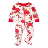 Dječije mjesto za bebe i male djevojčice pripijene pamučne Jednodijelne pidžame, novorođenče-5T