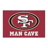 - San Francisco 49ers Man pećina Starter Rug 19 x30