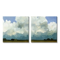 Stupell Industries Fluffy Clouds Countryside Sky Nature Landscape Painting painting Galerija Wrapped Canvas