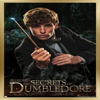 Fantastične zvijeri: Tajne Dumbledore - Newt zidni poster, 22.375 34 uokviren
