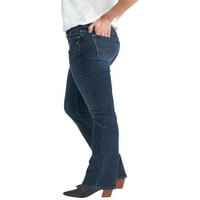 Silver Jeans Co. Ženske tanke čizme za čizme u utorak sa niskim rastom, veličine struka 24-34