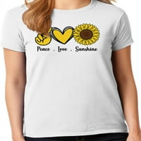 Grafički America Summer Peace Love Sunshine ženske grafički T-Shirt