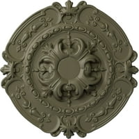 Ekena Millwork 3 8 od 3 4 P Southampton plafonski medaljon, ručno oslikani spartanski kamen