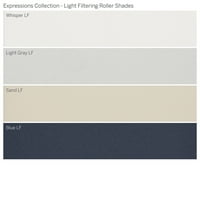 Kolekcija Prilagođenih Izraza, CordLess Light Filtering Roller Shade, Pijesak, 3 4 Širina 72 Dužina