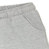 Holivudske ženske štampane i čvrste pletene kratke hlače, 2 pakovanja, veličine 4-16