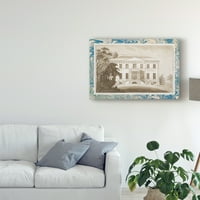 Zaštitni znak likovne umjetnosti 'Sepia Estates I' Canvas Art by Vision Studio