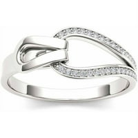 Carat T. W. Diamond 10kt modni prsten od bijelog zlata