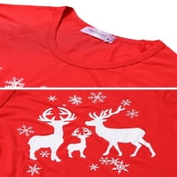 Jedinstvene ponude ženske Božićne Jelene Tee i jelenske hlače porodični kompleti pidžame za spavanje