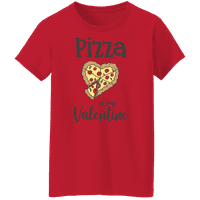 Grafički America Valentinovo Pizza je moj Valentine smiješna ženska grafički T-Shirt