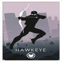 Marvel stripovi - Hawkeye - minimalistički zidni poster, 14.725 22.375