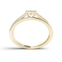 Carat TW Diamond 10kt set Zaručničkog prstena od žutog zlata