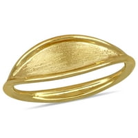Miabella ženski 18kt teksturirani prsten od žutog zlata