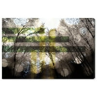Wynwood Studio priroda i pejzaž zidna umjetnost na platnu grafike 'Mount Europa' šumski pejzaži-smeđa, zelena