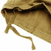 Muške modne sportske pamučne multi džep maskirne casual kratke hlače Veličina otvorena dugačke kratke hlače