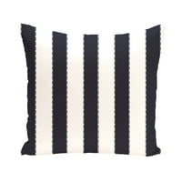 Jednostavno Daisy 16 16 Stitch in time Stripes Print jastuk, mornarica