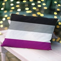 Jednostavno Daisy Biseksualna Zastava Jastuk Za Bacanje Na Otvorenom