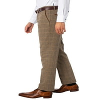 Marc Darcy Ted Tweed Tweed Check pantalone, smeđe