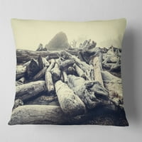 Designart Olimpijski Nacionalni Park pejzaž - moderni pejzaž štampani jastuk za bacanje - 18x18