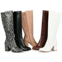 Kolekcija Journee Womens Tavia Tru Comfort Foam Block Heel Visoke Čizme Za Koljena